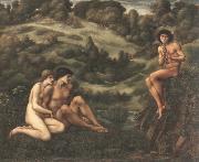 Edward Burne-Jones the garden of pan oil painting picture wholesale